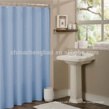 China supplier hookless polyester fabric shower curtain